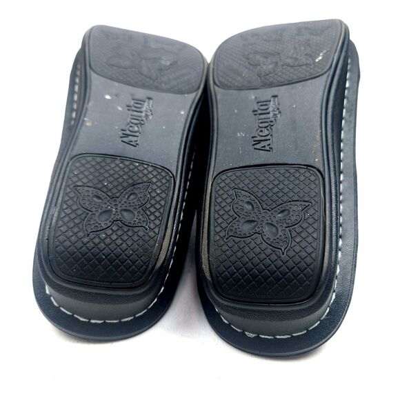 Alegria Women's Clog Seville Ric Rack Rainbow Suede Leather Comfort Mule 10.5-11 - Picture 8 of 9